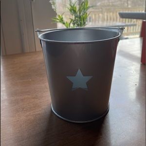 country star candle pail